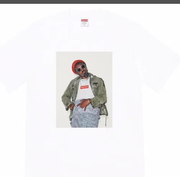 L Tee Person Andr XL Short é Photo Black and S M Benjamin sleeved T-shirt Andr White é 22FW 0706